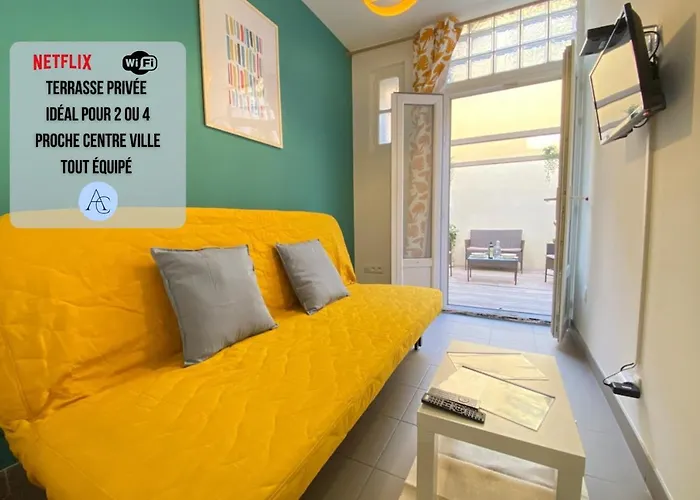 HappyHome Terrasse en ville FastWifi Netflix